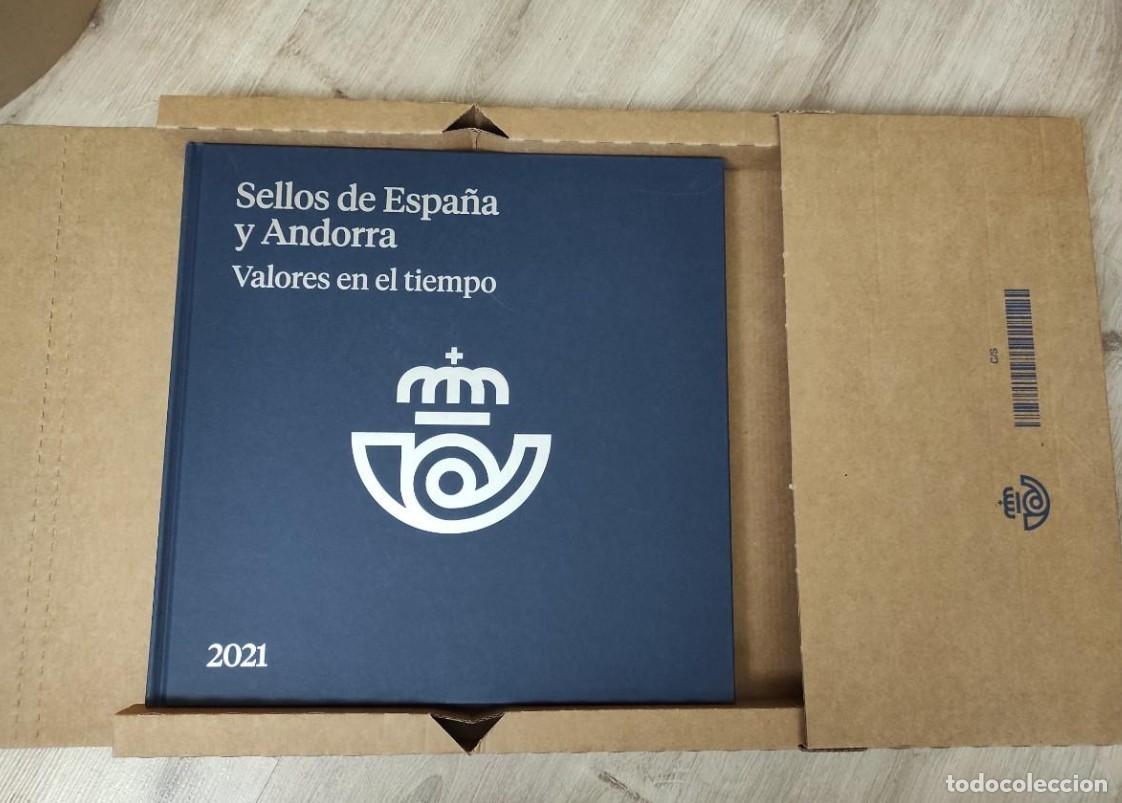 Stamps: M28 LIBRO EMITIDO POR CORREOS A&Ntilde;O 2021 PERFECTO ESTADO SIN SELLOS ( PESO ENVIO ++1.5KG