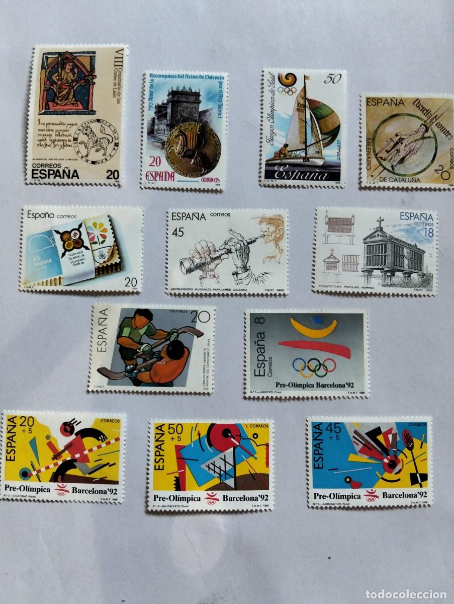 Sellos: 12 sellos de las Olimpiadas de 1992