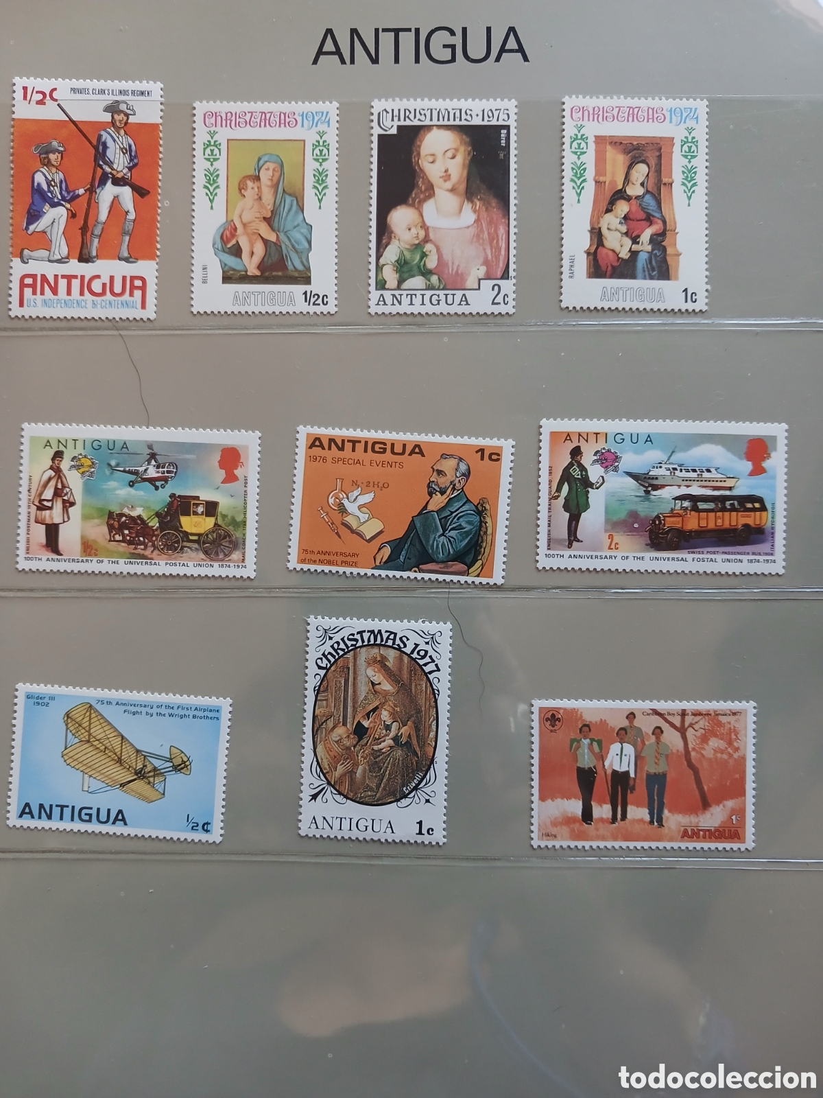 Sellos: Lote sellos Antigua MNH