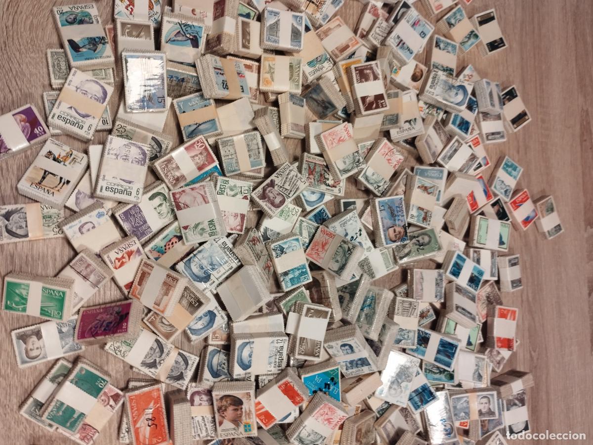 Stamps: FAC B-05 ESPA&Ntilde;A. 30000 SELLOS USADOS EN PASTILLAS. BUENA CALIDAD. VER FOTOS