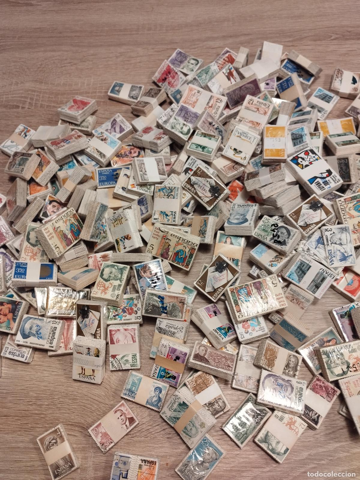 Timbres: FAC B-06 ESPA&Ntilde;A. 30000 SELLOS USADOS EN PASTILLAS. BUENA CALIDAD. VER FOTOS