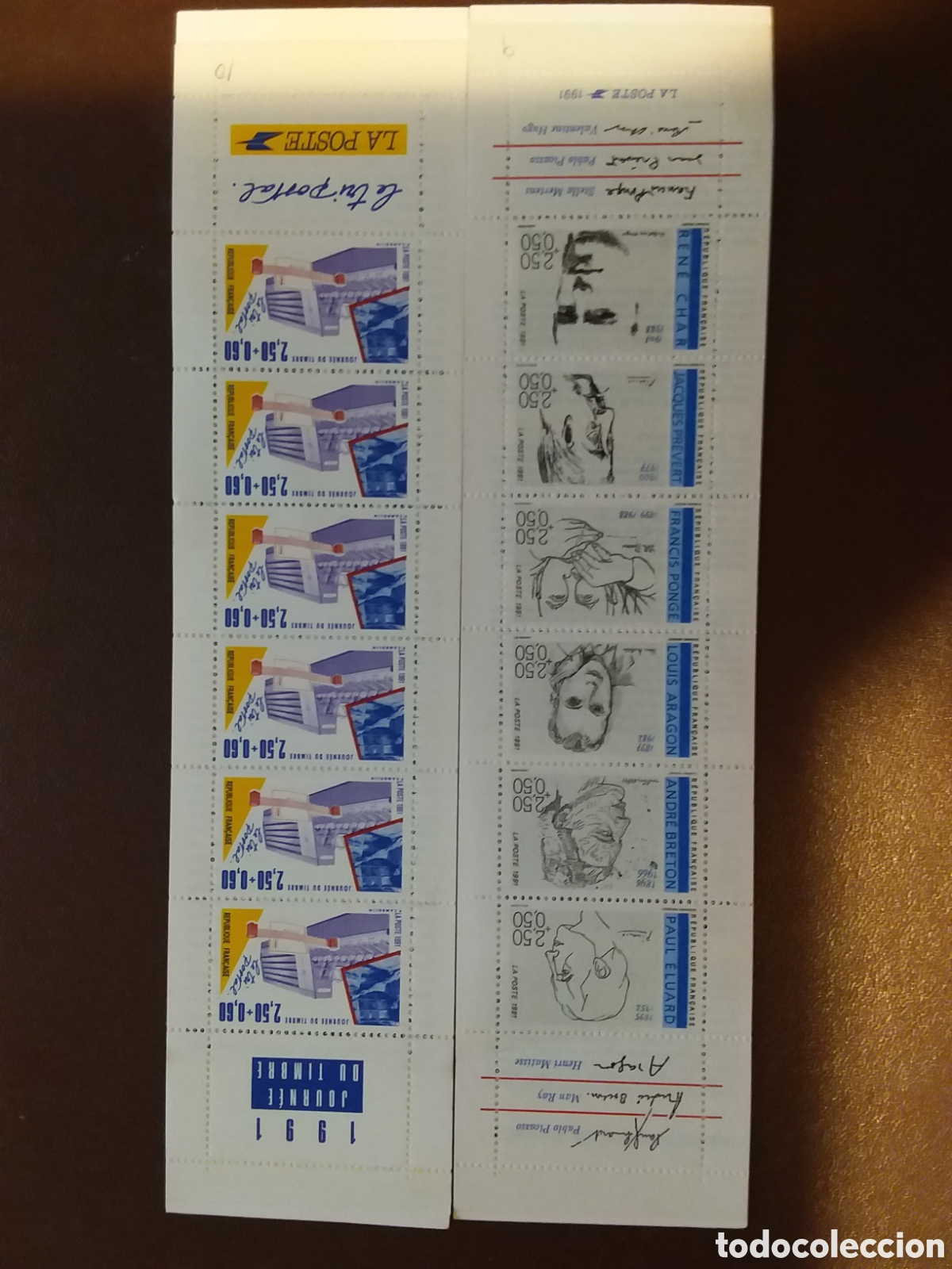 Sellos: FRANCIA CARNETS A&Ntilde;O 1991 SELLOS MNH **