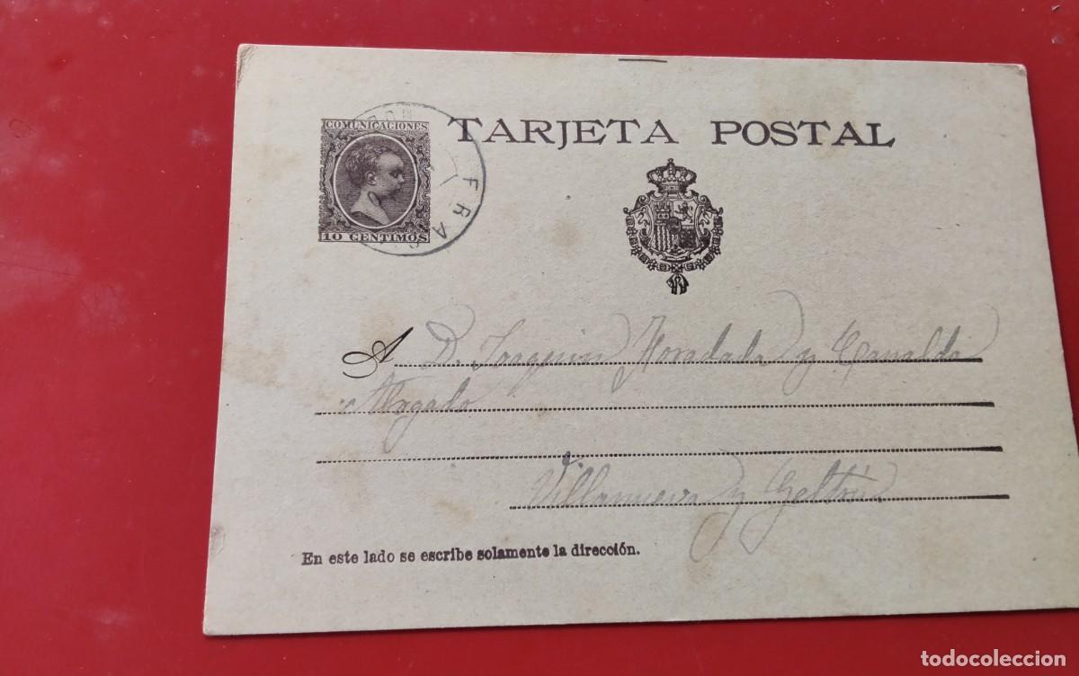 Sellos: ENTERO POSTAL EDIFIL N&ordm; 27 DIRIGIDO DE FRAGA A BARCELONA