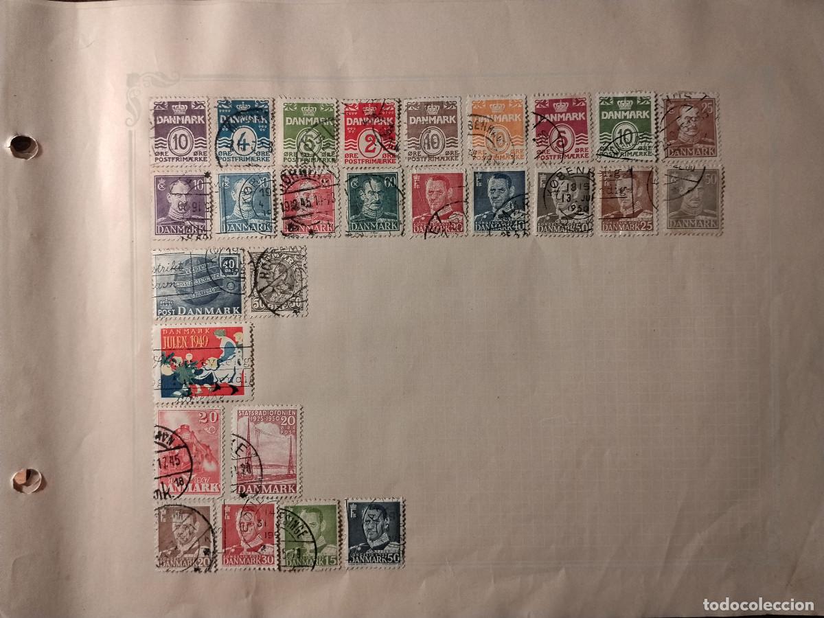 Sellos: Lote Sellos Antiguos Dinamarca Danmark Usados 1930-1950 Reyes y Conmemorativos