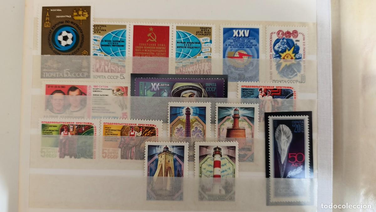 Sellos: LOTE DE 16 SELLOS NUEVOS CCCP RUSIA - FAROS ESPACIO FUTBOL ETC - LOS DE LA FOTO