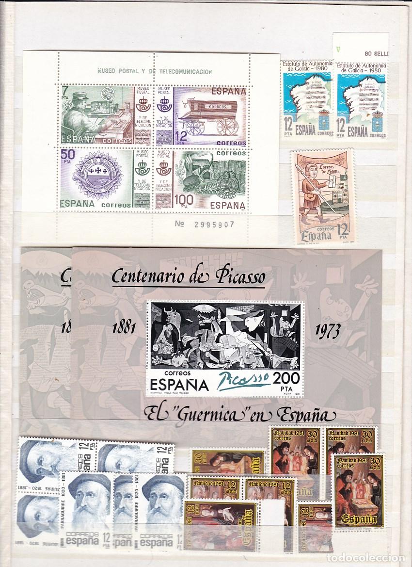 Selos: C44- STOCK Sellos A&ntilde;o 1981 ** Sin Fijasellos LUJO . facial 3037 Ptas