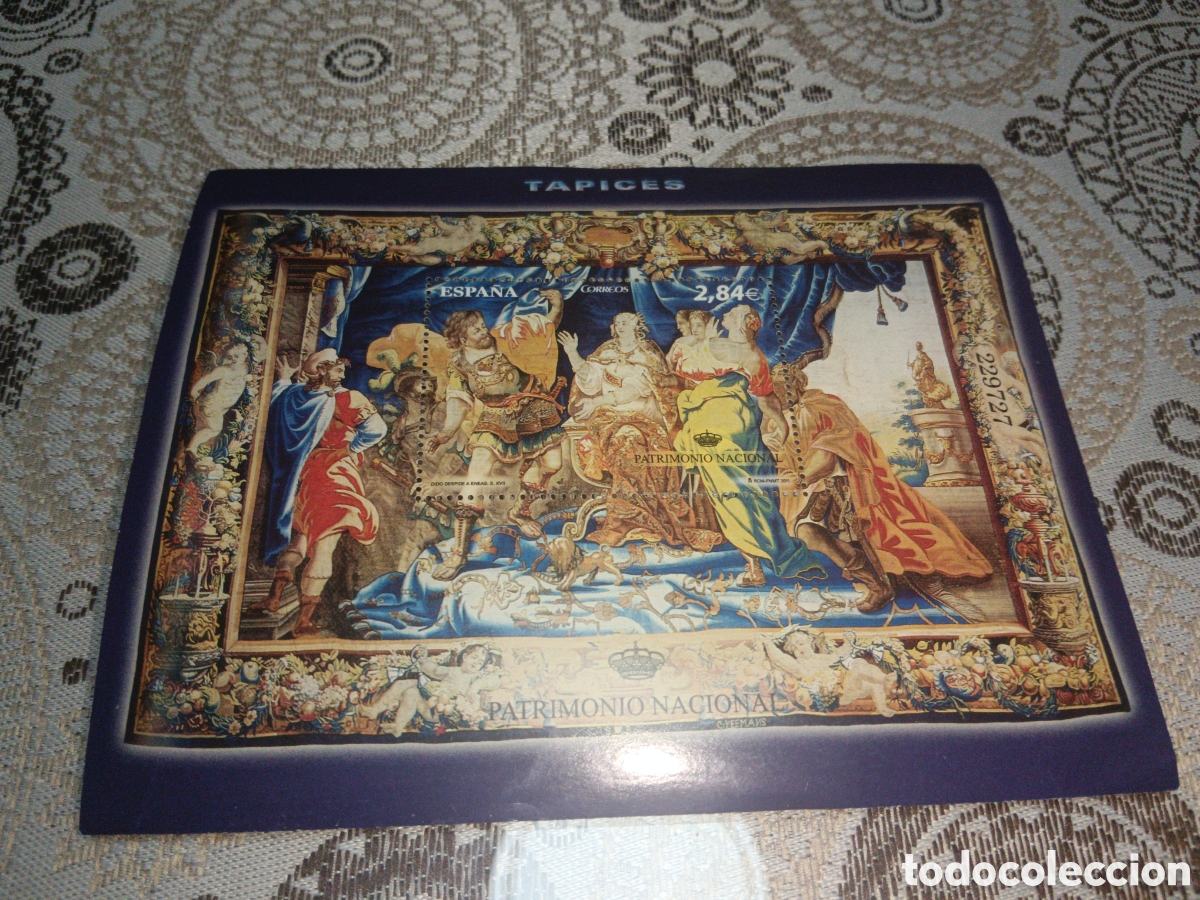 Sellos: Hoja bloque tapices edifil 2011