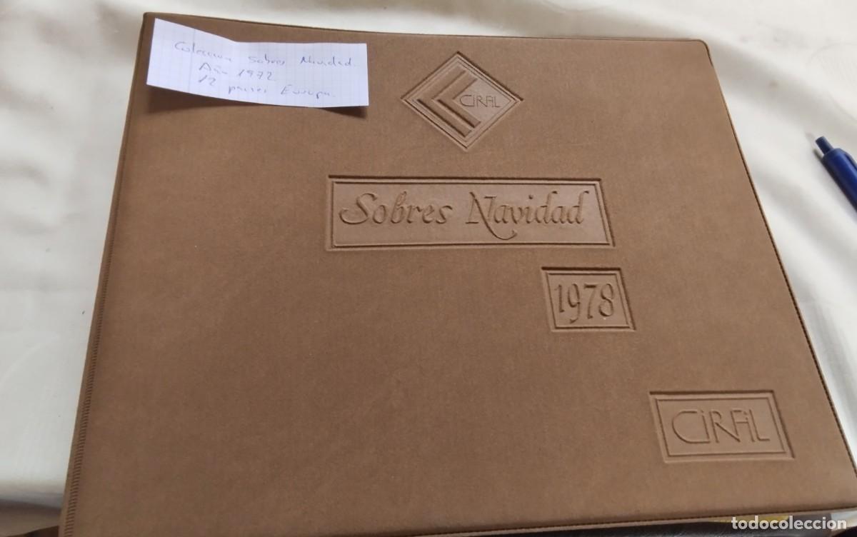 Sellos: COLECCION 12 SOBRES DE NAVIDAD A&Ntilde;O 1972 DE EUROPA , MONTADA EN ALBUM CIRFIL , MUY BONITO