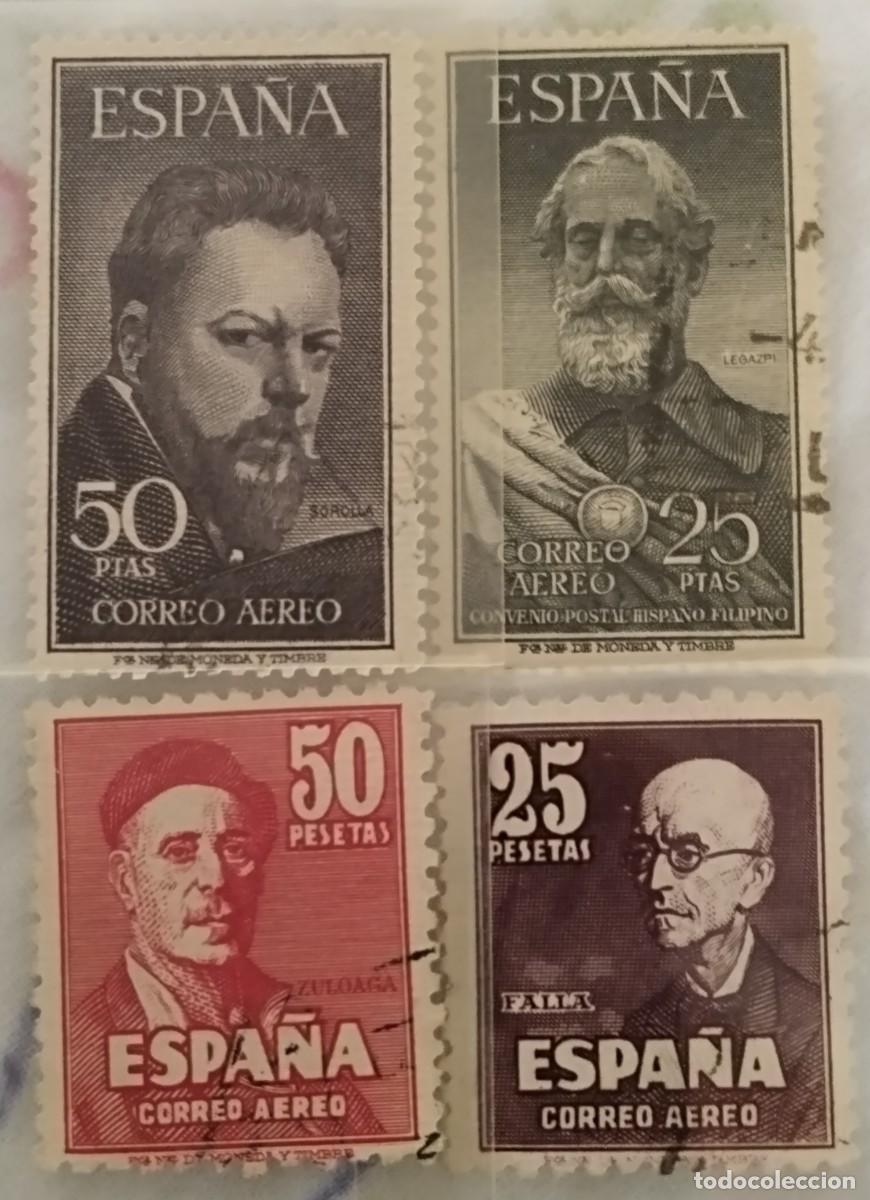 Sellos: Sellos cuatro 1950 usados muy buen estado