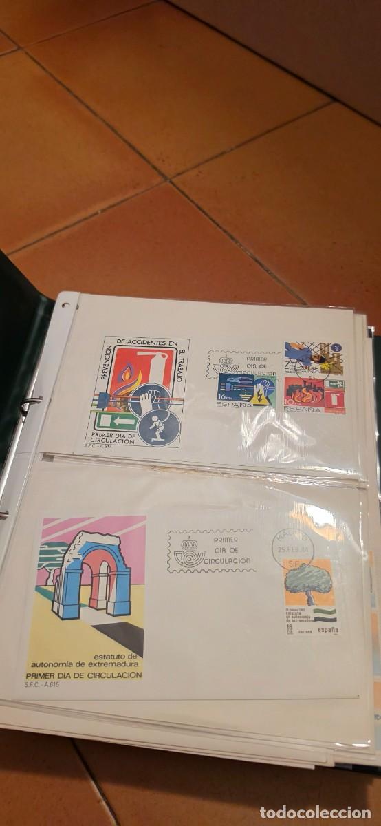 Sellos: Coleccion Sobres primeros d&iacute;as de circulaci&oacute;n a&ntilde;os 80