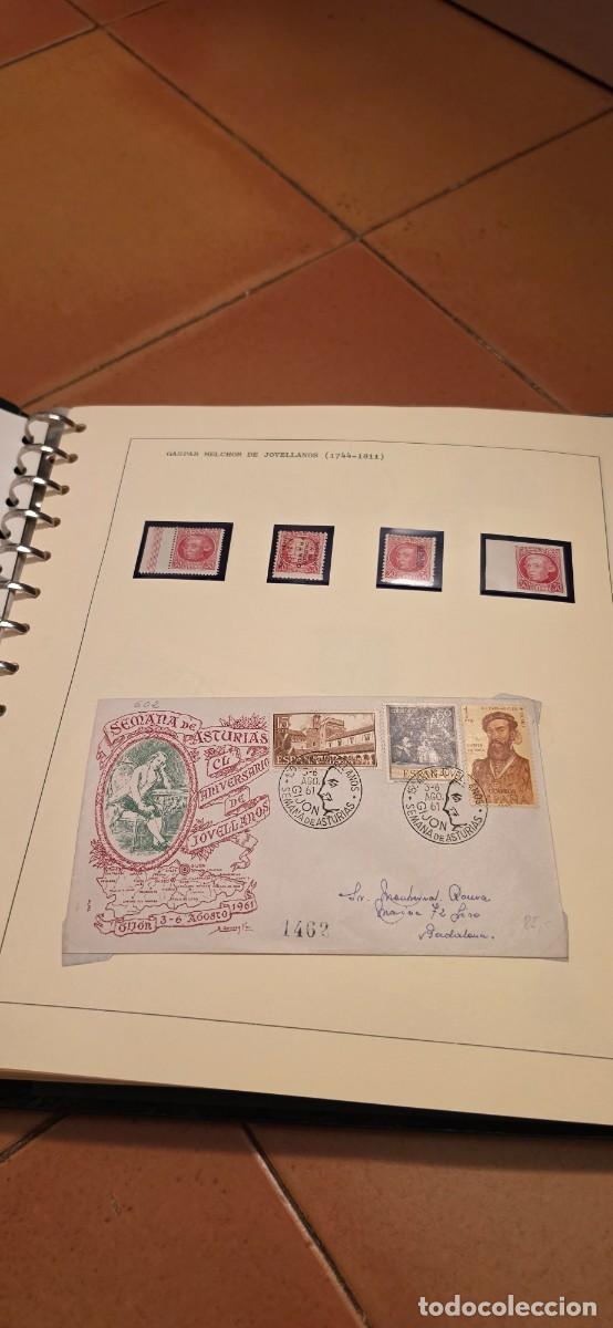 Sellos: Interesante colecci&oacute;n sellos y hojas conmemorativa personajes historicos