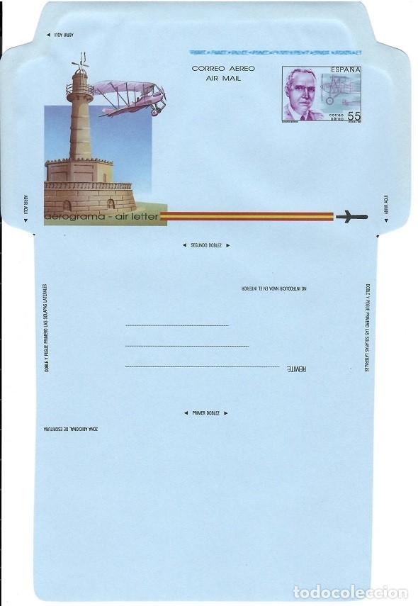 Selos: 29 Aerogramas sin doblar 1991 - Faro &middot; Eduardo Barron / Lote muy comercial, ideal para reventa