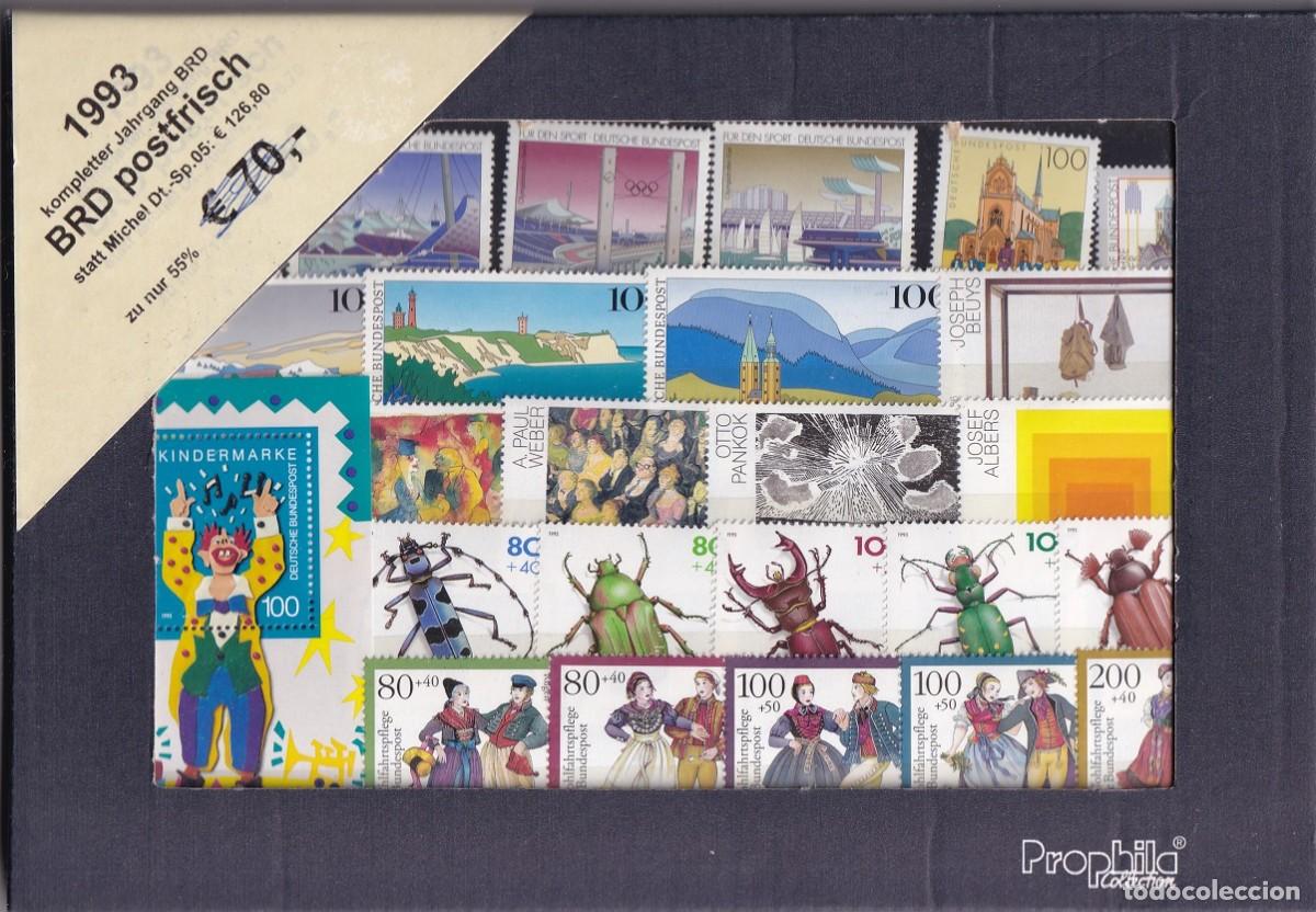 Briefmarken: A&ntilde;o completo sellos Alemania ( BRD RFA ) 1993 - Pack precintado Prophila MNH / Postfrisch