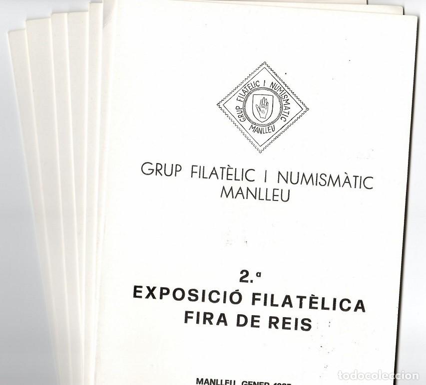 Selos: 14 D&iacute;ptics Manlleu 1985 / 2&ordf; Exposici&oacute; filat&egrave;lica Fira de Reis - Grup Filat&egrave;lic i Numism&agrave;tic Manlleu
