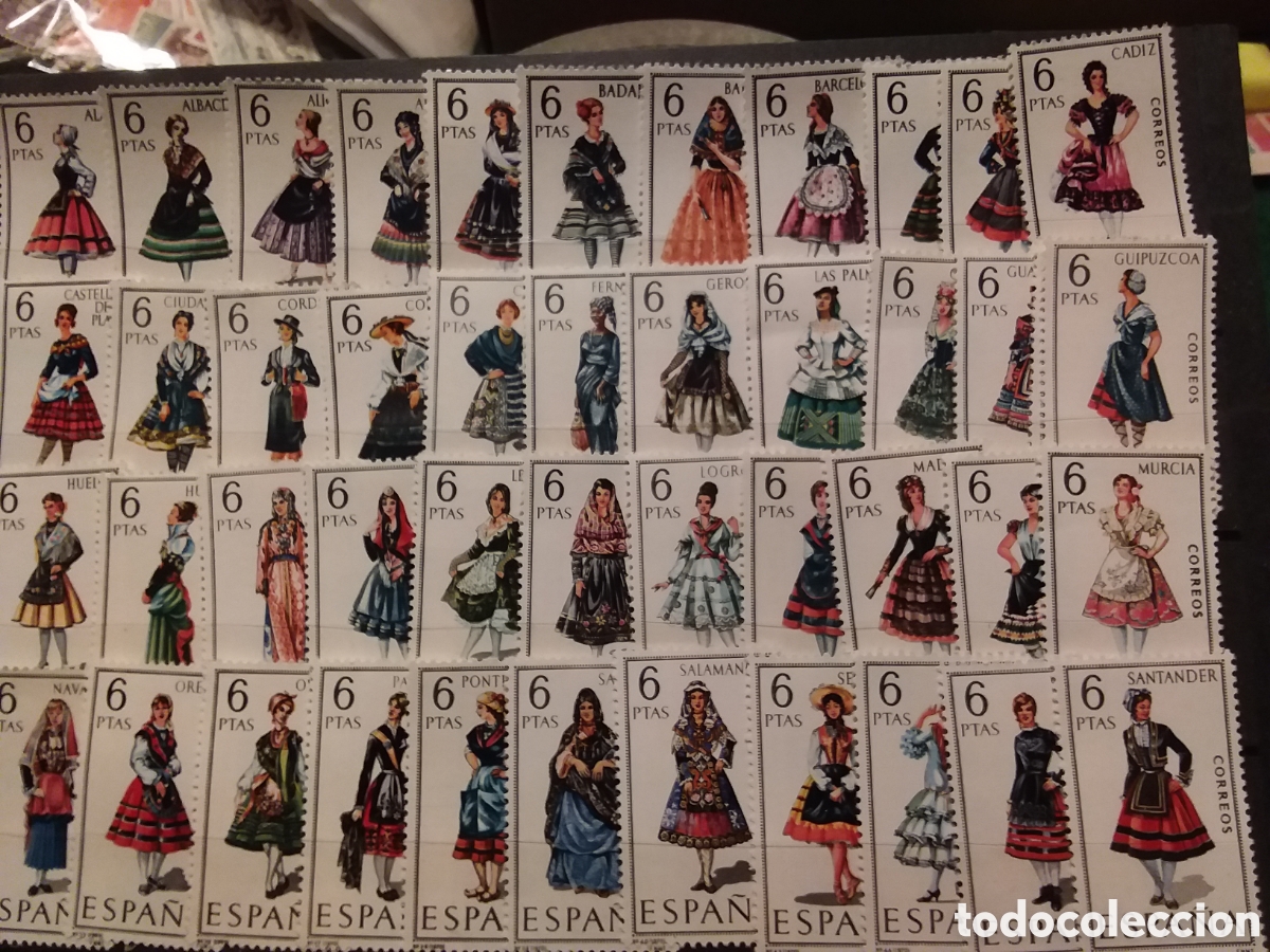 Sellos: TRAJES REGIONALES SERIE COMPLETA VER FOTOS