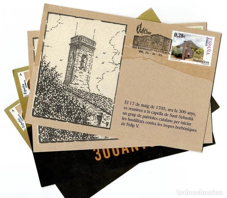 Selos: Vicfil 2005 - 300 Anys Pacte dels vigatans &middot; Ajuntament de Vic &middot; Associaci&oacute; v.. / 4 Tarjetas m&aacute;ximas