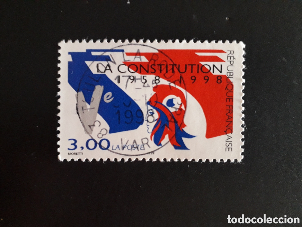Sellos: FRANCIA YVERT 3195 SERIE COMPLETA USADA 1998 CONSTITUCI&Oacute;N PEDIDO M&Iacute;NIMO 3&euro;