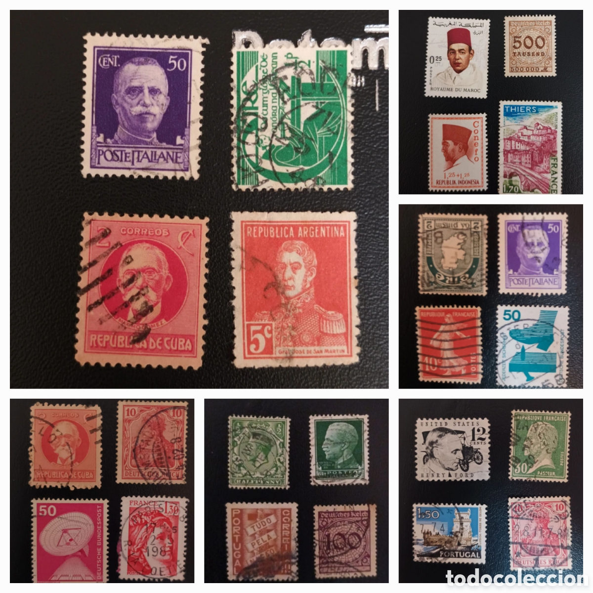 Sellos: 24 sellos de correos usados