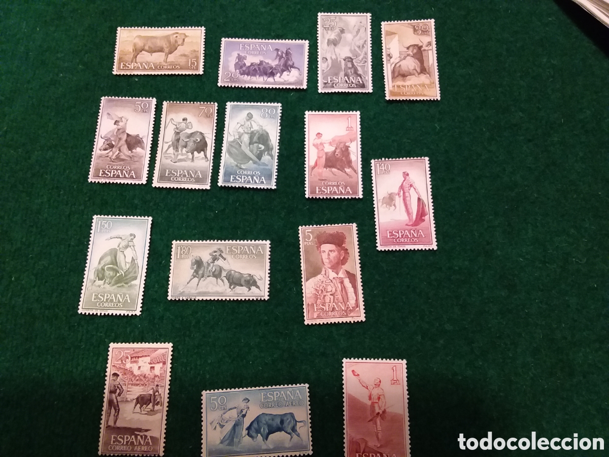 Sellos: ESPA&Ntilde;A SERIE TAUROMAQUIA 1960 FALTA SELLO 1269