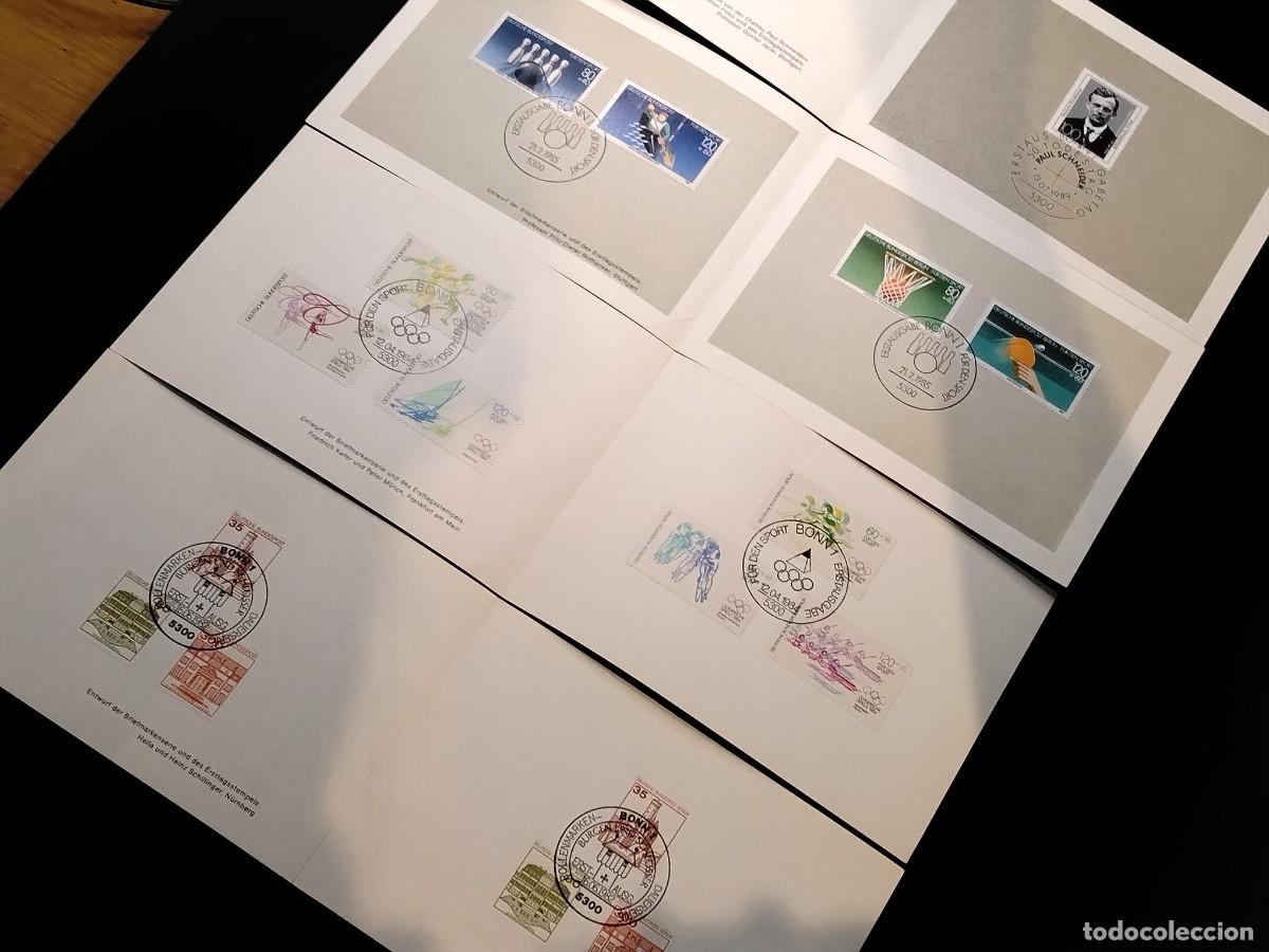 Timbres: COLECCI&Oacute;N DE SELLOS ,4 SOBRES DE PRIMER DIA Y SELLOS POSTALES CONMEMORATIVOS DE JUEGOS OLIMPICOS