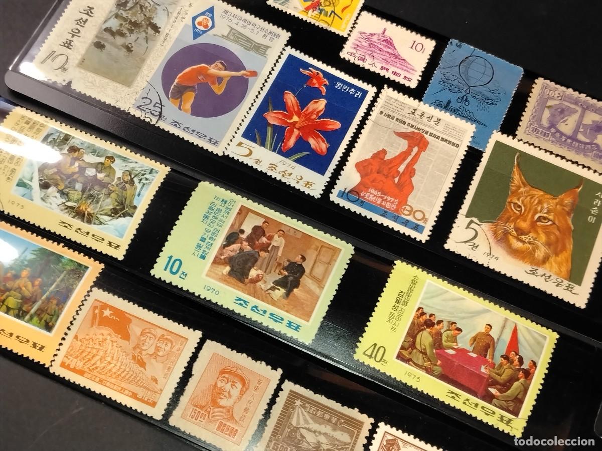 Stamps: LOTE DE SELLOS DE COREA DEL NORTE A&Ntilde;OS 70 Y 60 (VER FOTOS)