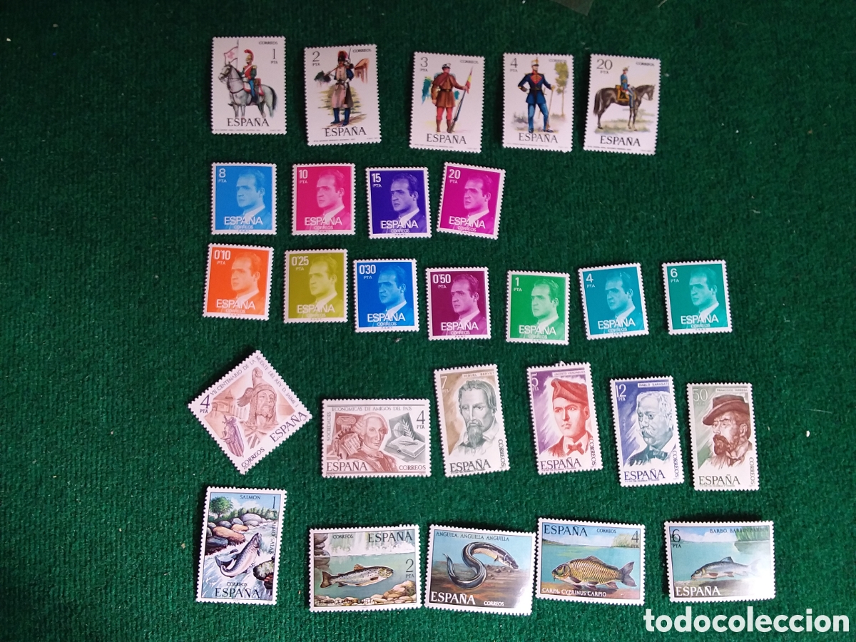 Selos: ESPA&Ntilde;A A&Ntilde;O 1977 SELLOS MNH ** FALTA 2437