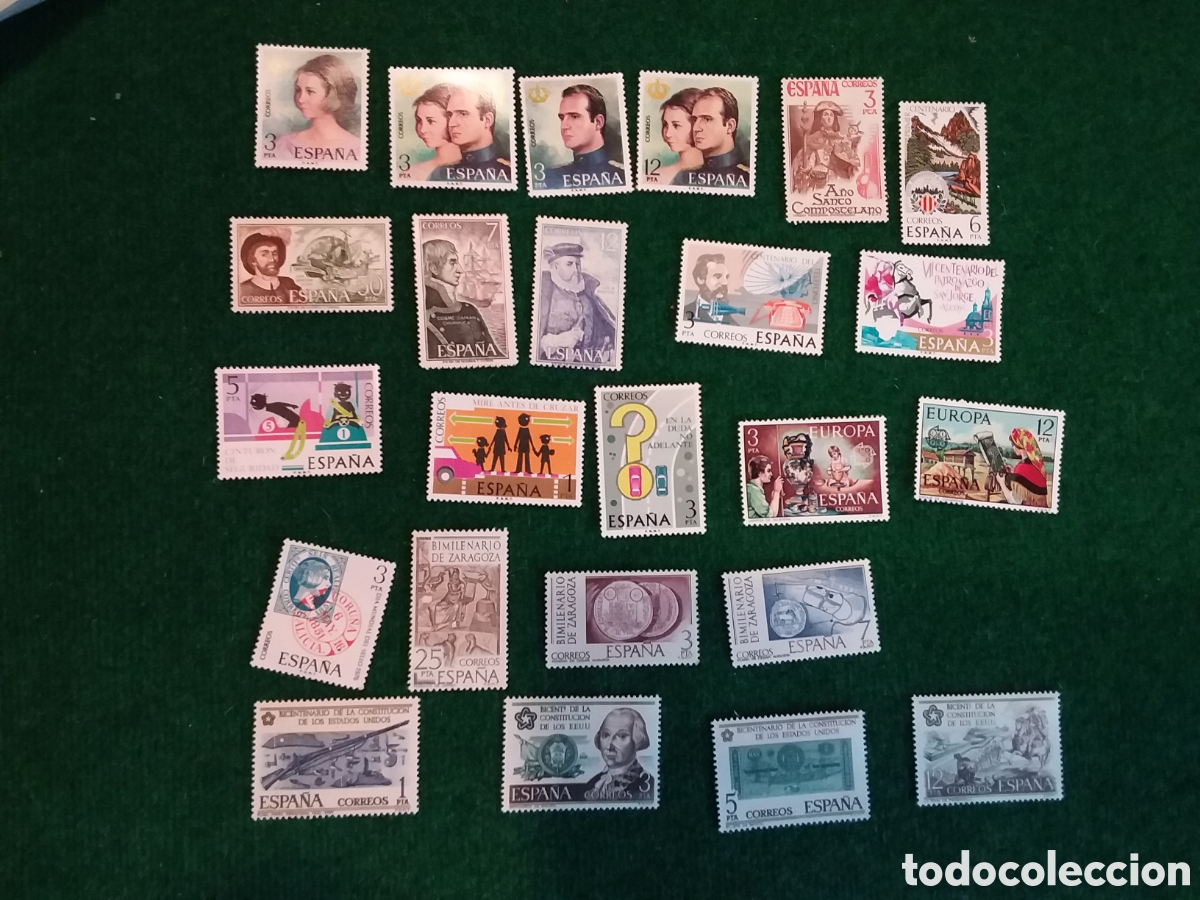 Sellos: ESPA&Ntilde;A A&Ntilde;O 1976 COMPLETO SELLOS MNH **