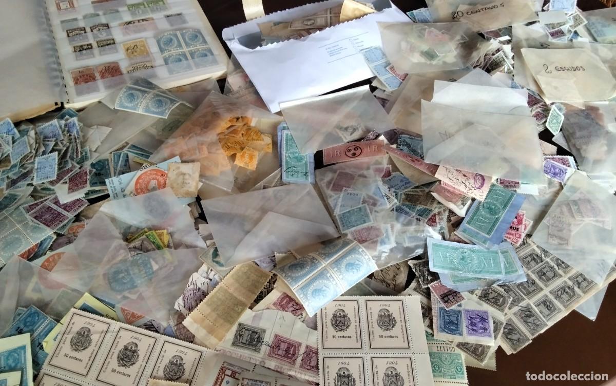 Briefmarken: GRAN LOTE DE CIENTOS SELLOS FISCALES ANTIGUOS DIFERENTES PAISES , DESTACA INDIA , ALTISIMO VALOR