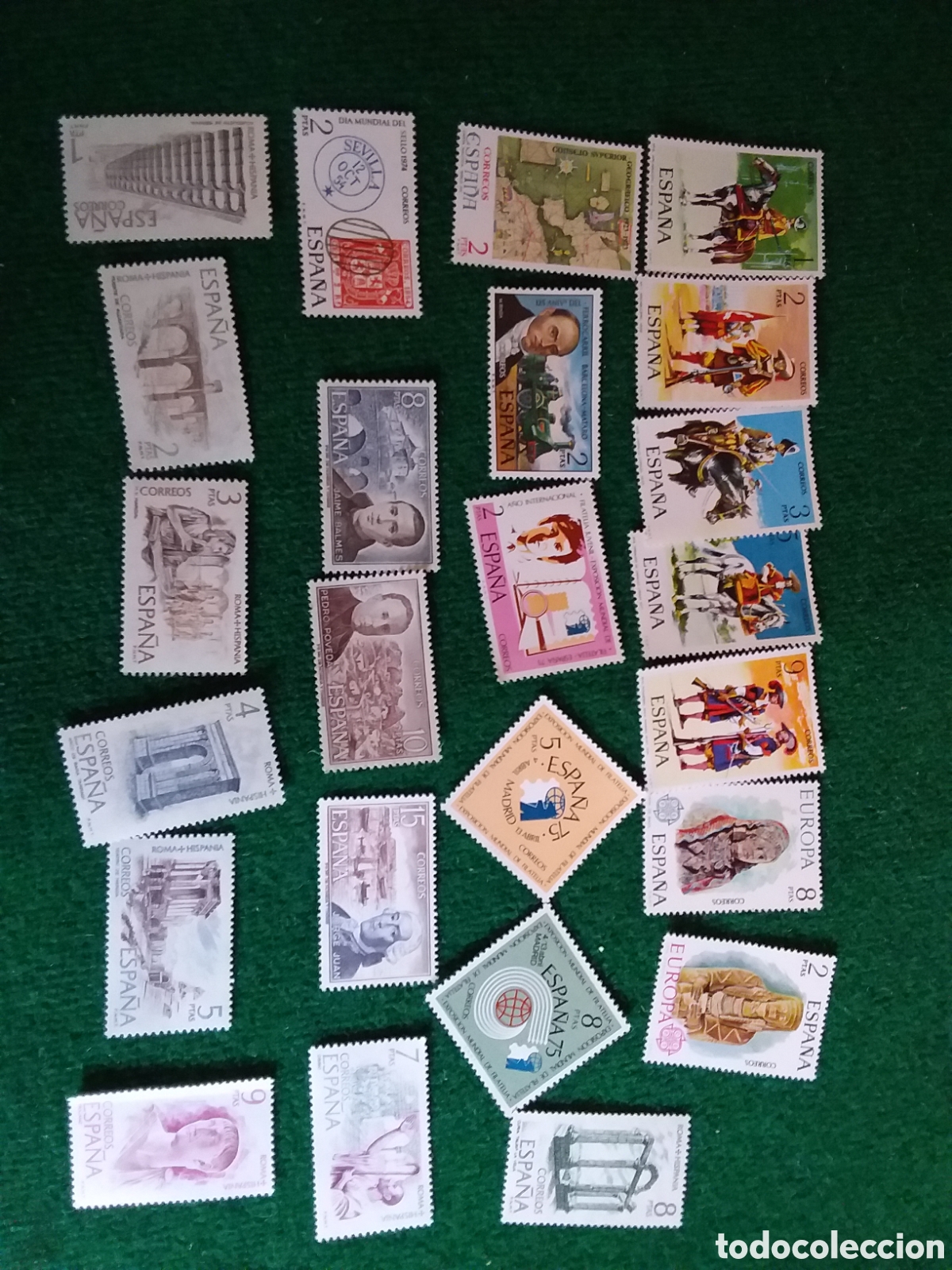 Briefmarken: ESPA&Ntilde;A A&Ntilde;O 1974 COMPLETO SELLOS MNH **