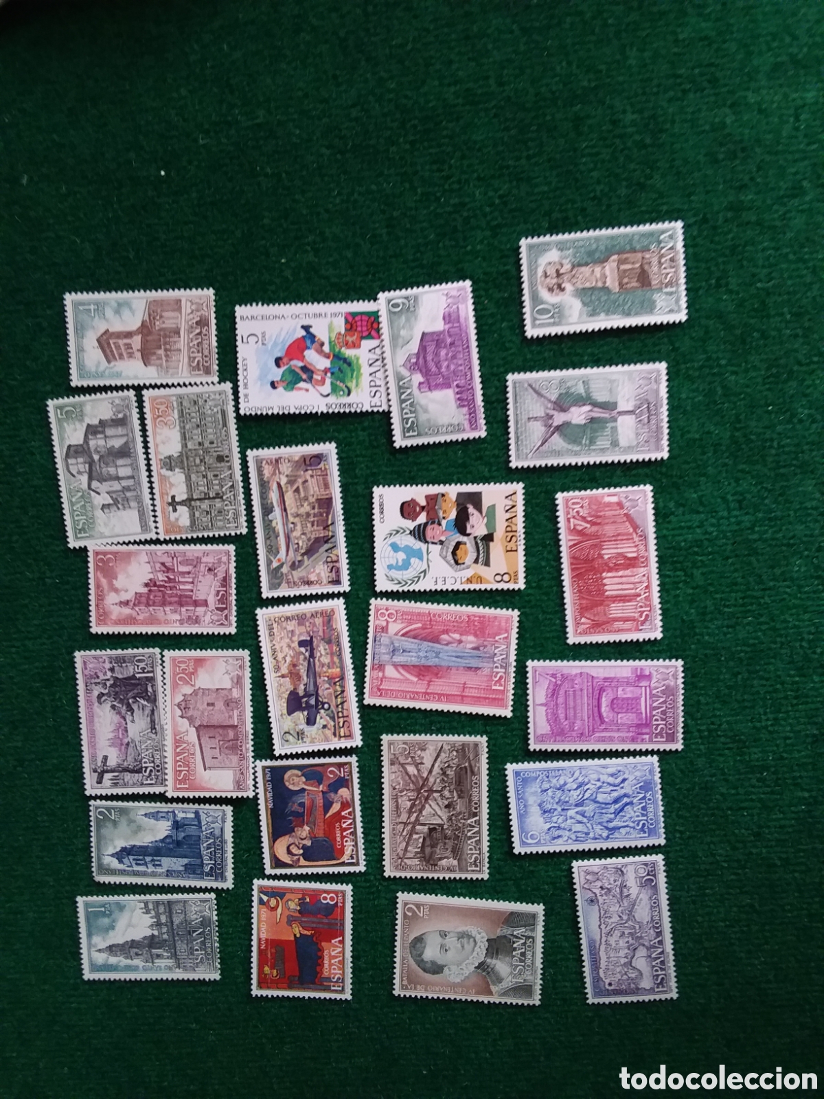 Selos: ESPA&Ntilde;A A&Ntilde;O 1971 COMPLETO SELLOS MNH **