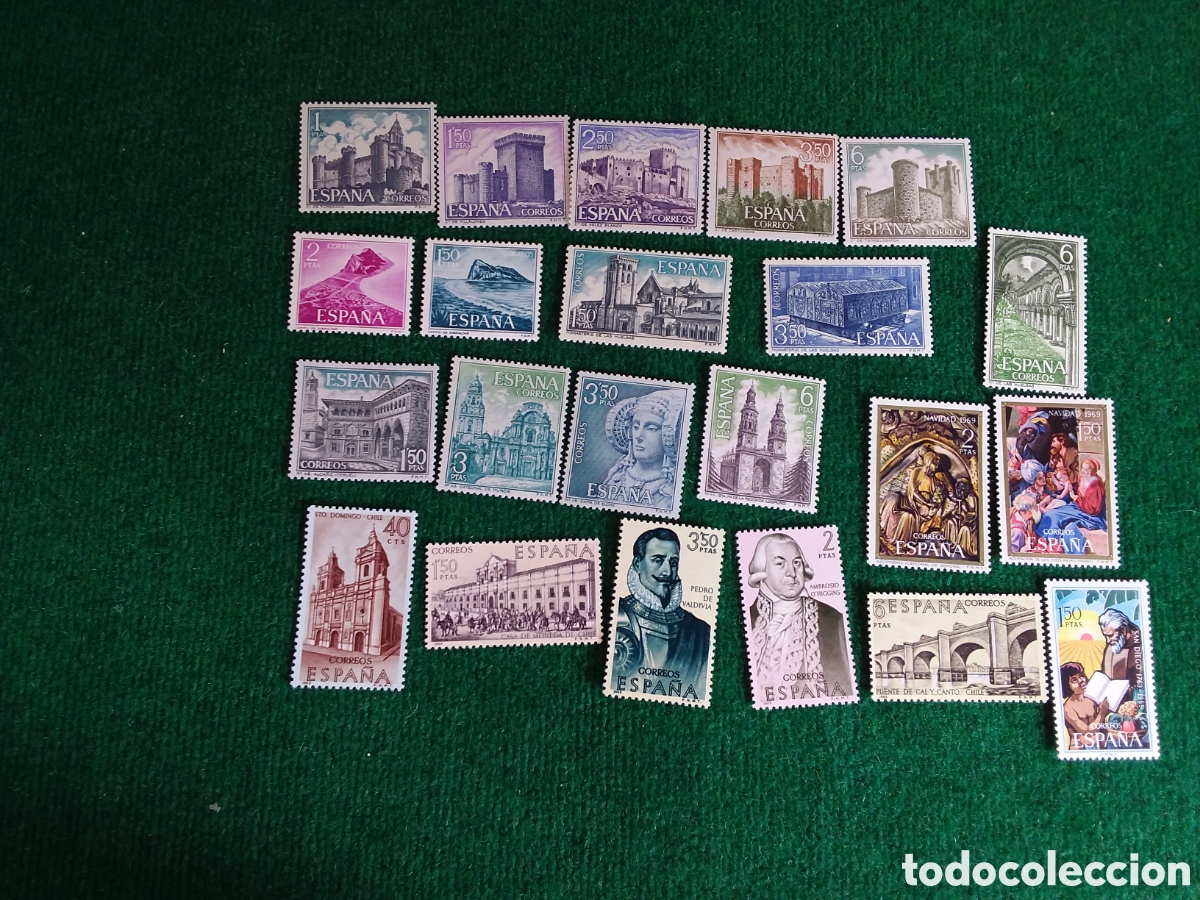 Francobolli: ESPA&Ntilde;A A&Ntilde;O 1969 A&Ntilde;O COMPLETO MNH **