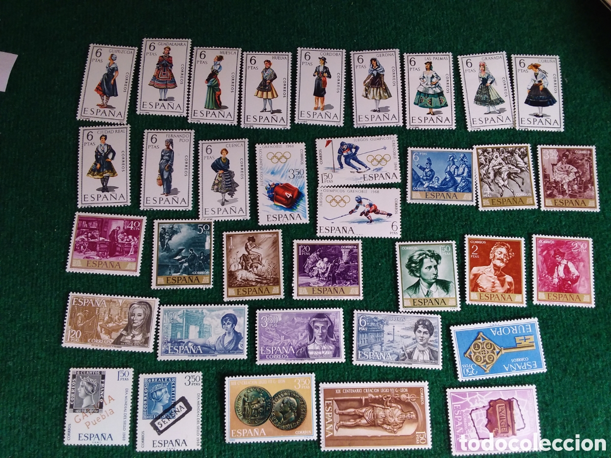 Francobolli: ESPA&Ntilde;A A&Ntilde;O 1968 COMPLETO MNH **