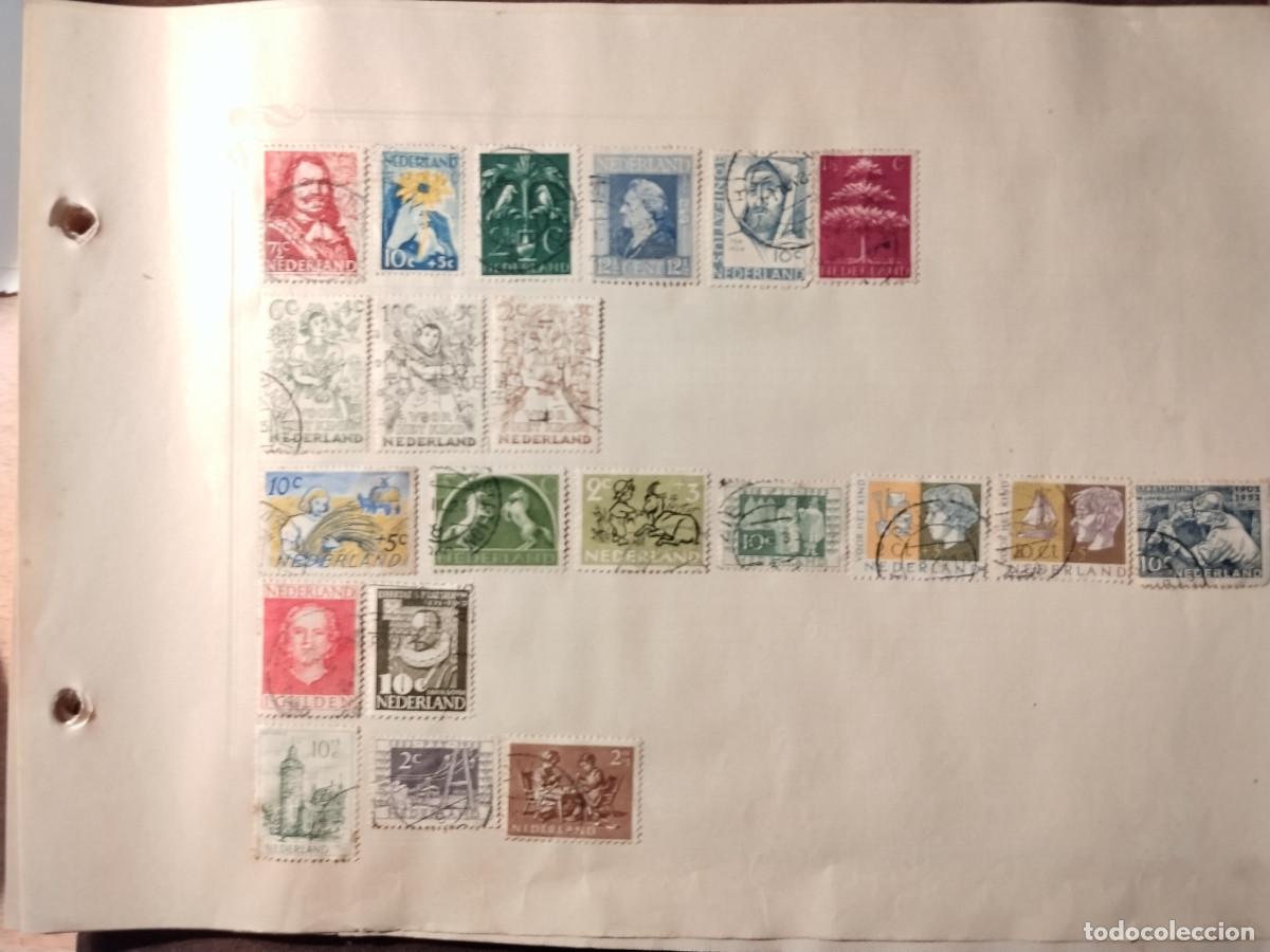 Timbres: Lote de sellos usados de Holanda Pa&iacute;ses Bajos Nederland 1940-1960