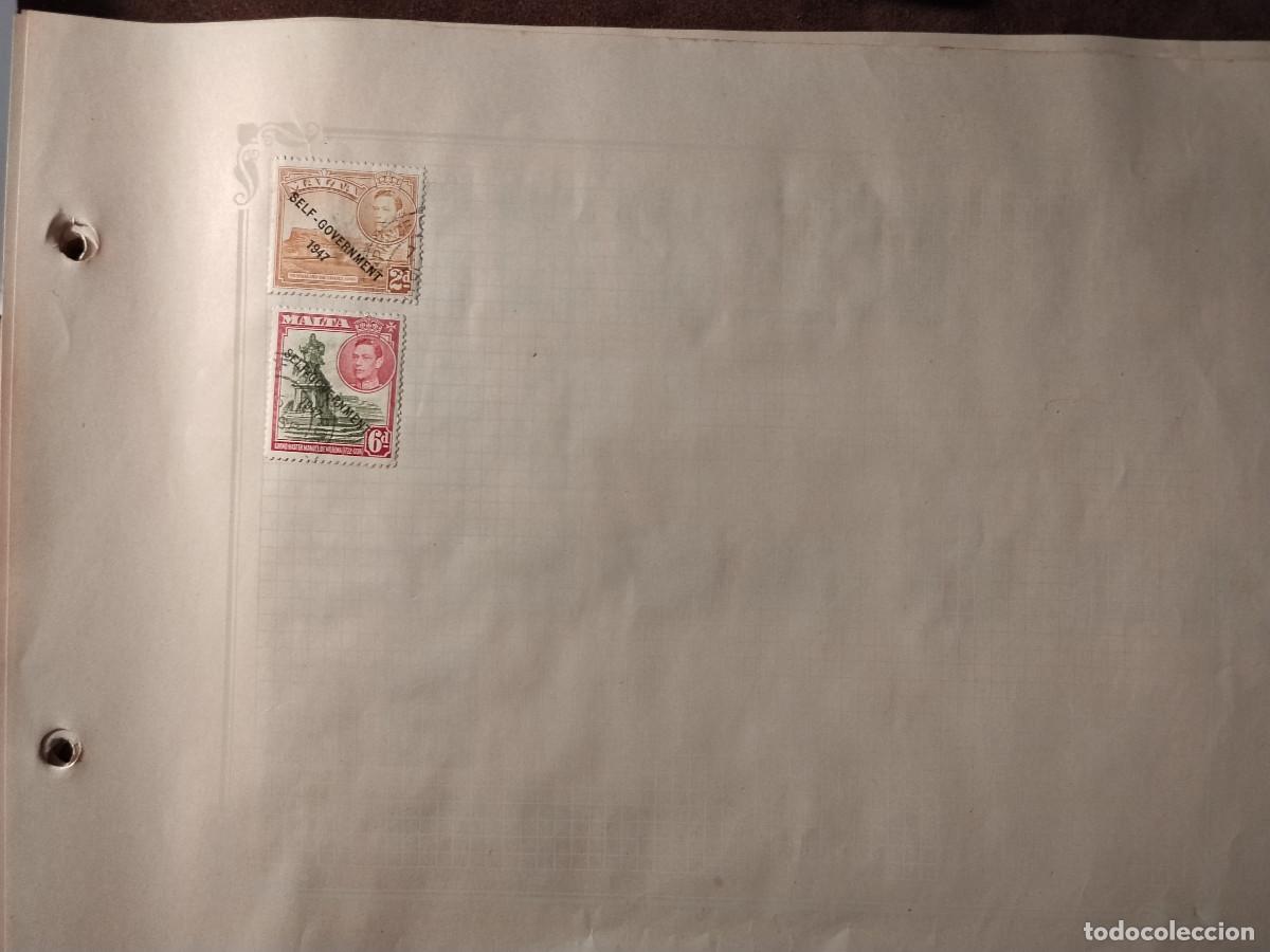 Briefmarken: Lote 2 sellos antiguos de Malta usados &eacute;poca colonial brit&aacute;nica
