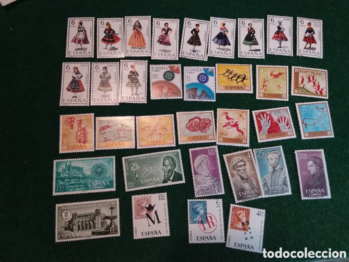 Briefmarken: ESPA&Ntilde;A A&Ntilde;O 1967 COMPLETO SELLOS MNH **