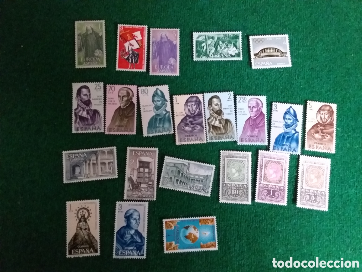 Briefmarken: ESPA&Ntilde;A A&Ntilde;O 1965 SELLOS MNH ** FALTA SERIE ESCUDOS