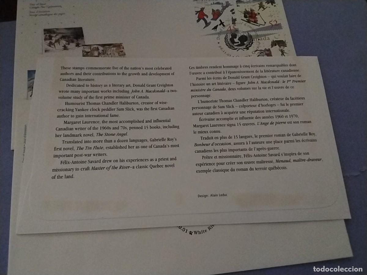 Sellos: Sobres primer dia Canad&aacute; - Foto 2