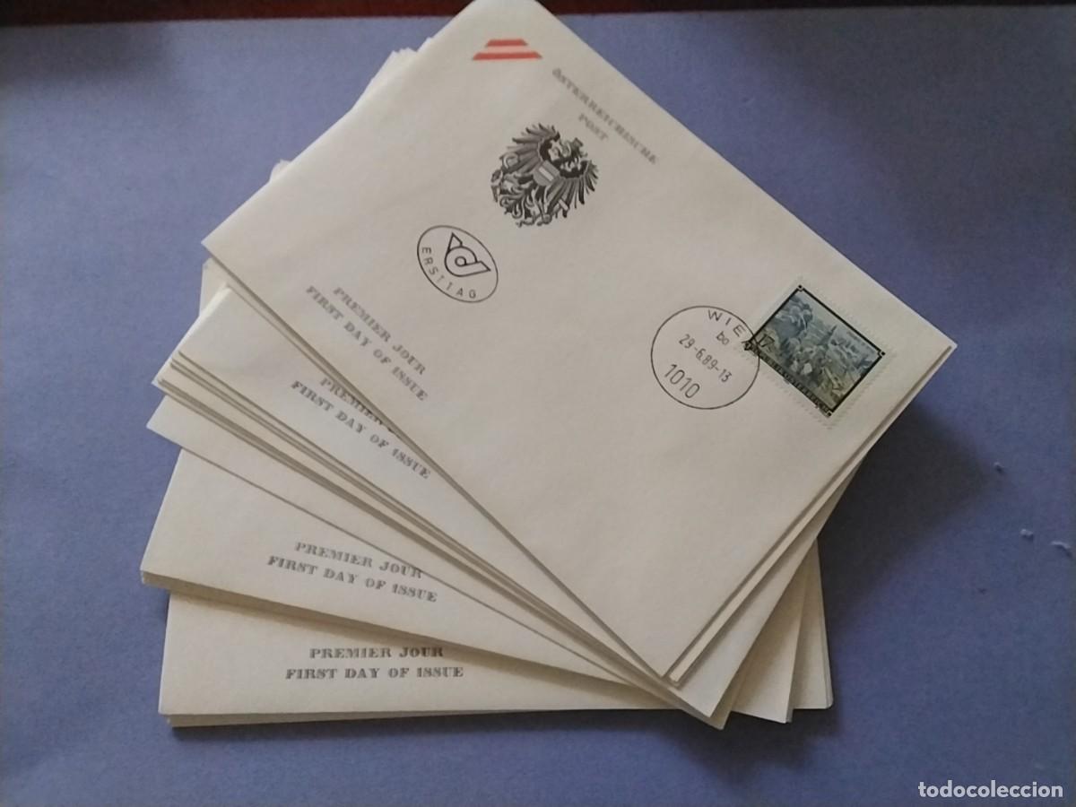 Timbres: Sobres primer dia Austria
