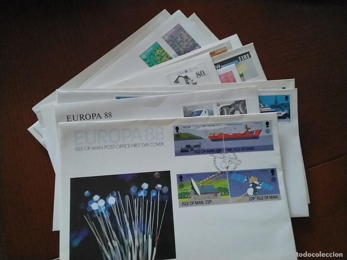 Timbres: Lote Sobres primer dia Europa