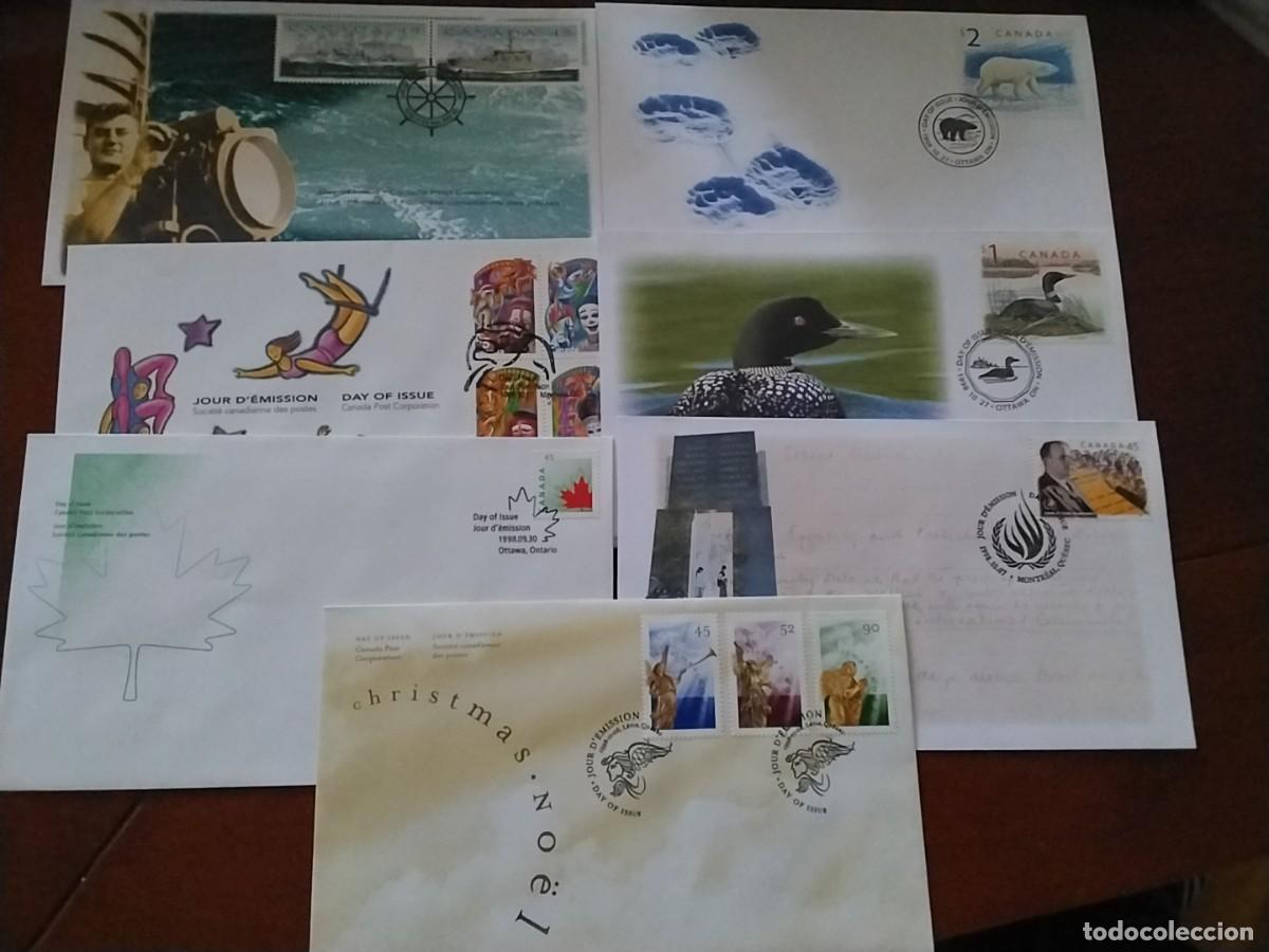 Sellos: Lote Sobres primer dia Canada - Foto 1