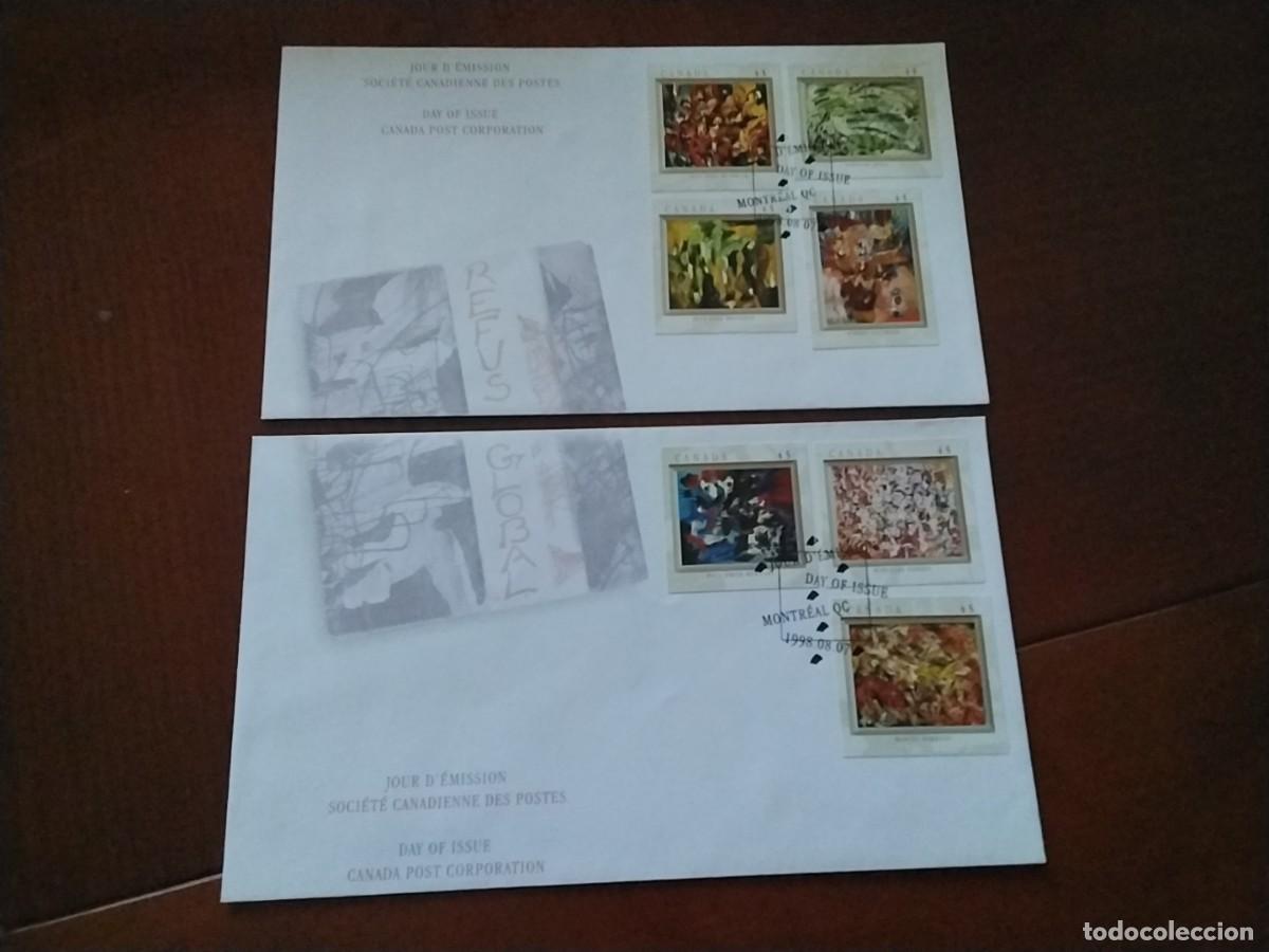 Timbres: Lote Sobres primer dia Canada