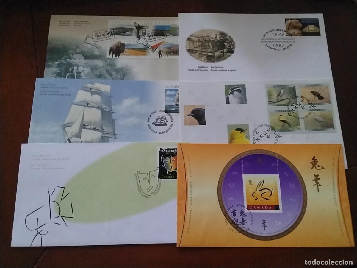 Sellos: Lote Sobres primer dia Canada - Foto 1