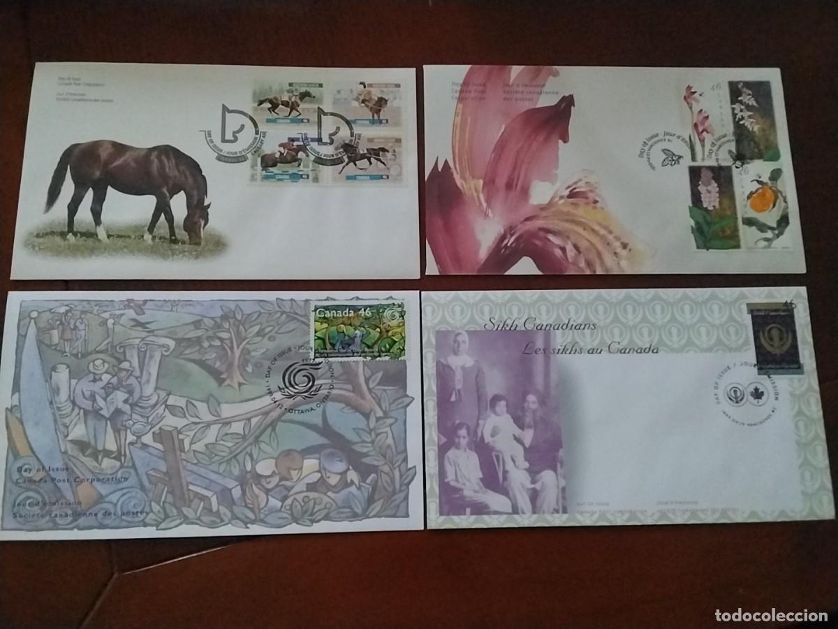 Timbres: Lote Sobres primer dia Canada