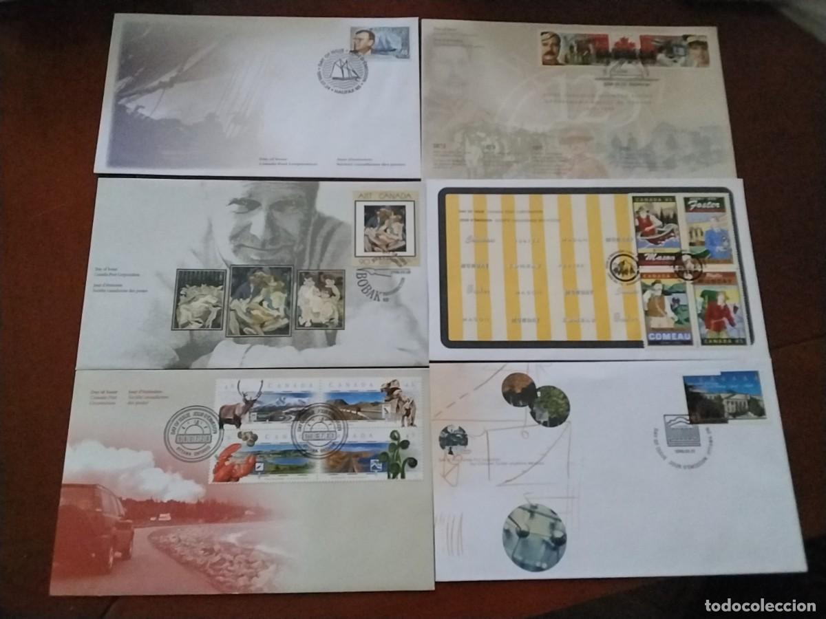 Sellos: Lote Sobres primer dia Canada - Foto 1
