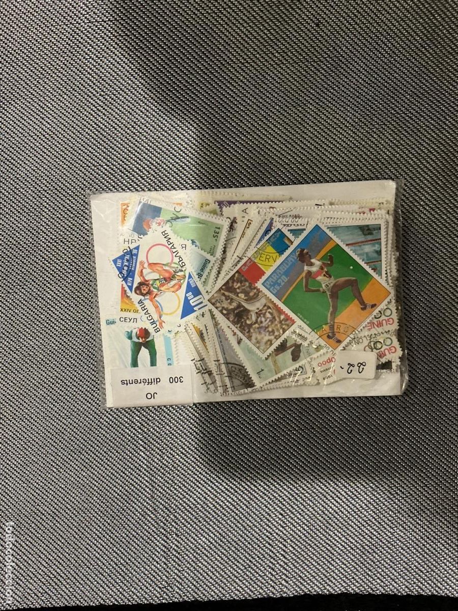 Francobolli: Juegos Ol&iacute;mpicos: paquete etiquetado 300 sellos