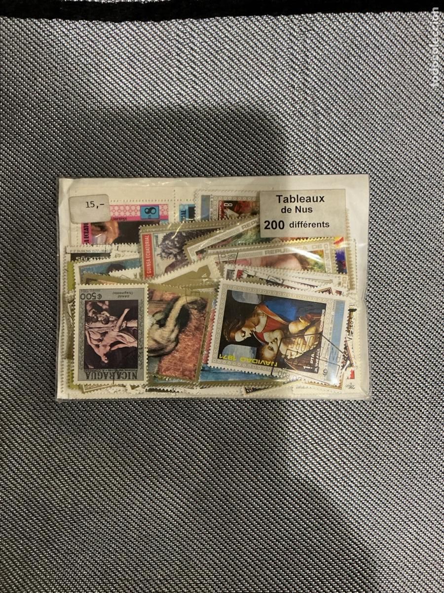 Sellos: Desnudos en la pintura: paquete etiquetado 200 sellos