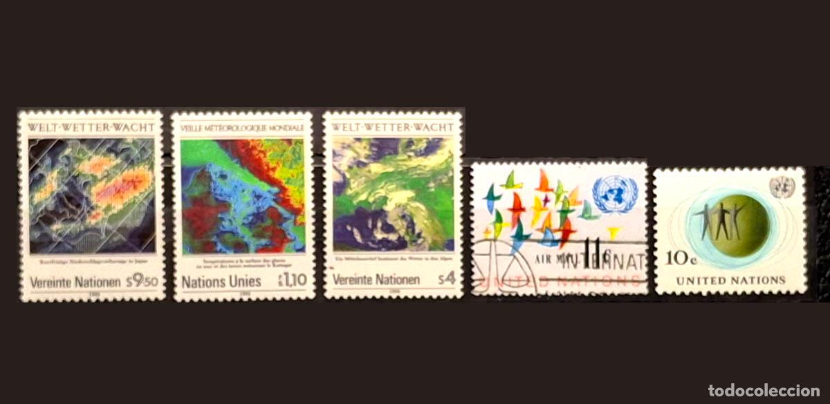 Sellos: 1964-1989, 5 sellos de Naciones Unidas