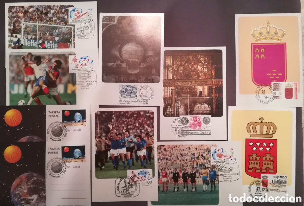 Sellos: Conjunto de 10 tarjetas m&aacute;ximas - Foto 1