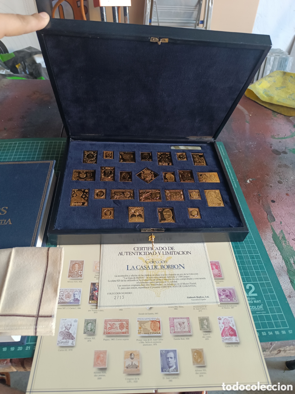 Sellos: Colecci&oacute;n sellos de plata