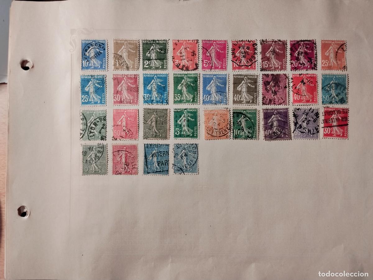 Sellos: Lote 31 Sellos Francia Usados Serie La Semeuse 1900-1920 Valores Diversos